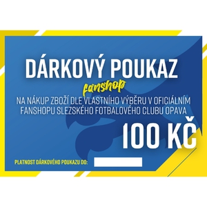 Dárkový poukaz v hodnotě 100 Kč