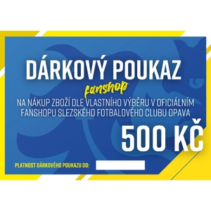 Dárkový poukaz v hodnotě 500Kč