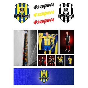 Nálepky A4 s motivy SFC Opava
