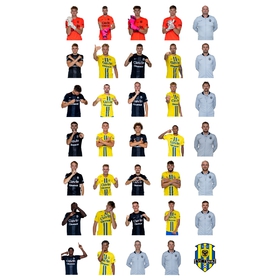 Nálepky A4 s hráči