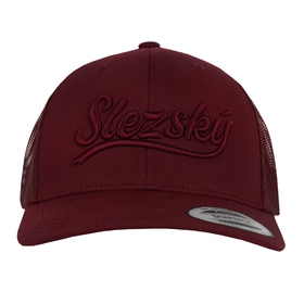 Kšiltovka s vyšitým nápisem - vínová