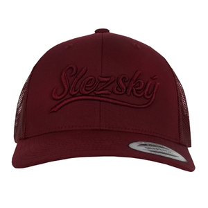 Kšiltovka s vyšitým nápisem - vínová