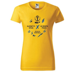 Žluté dámské tričko MATCHDAY